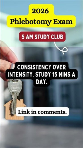 Study With Me: 5 AM Phlebotomy Motivation ☕