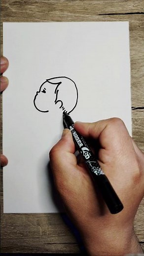 how to draw a baby easy #drawing #art