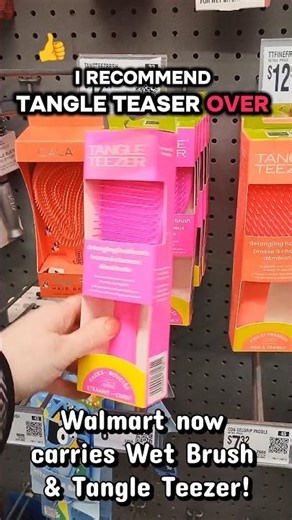 Hey, look! I was surprised to see this at ‪@Walmart‬ ‪@Tangleteezeruk‬ ‪@WetBrushCO‬ #curlyhaircare