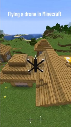 Flying a Drone in Minecraft - FPV Drone Mods and Gameplay