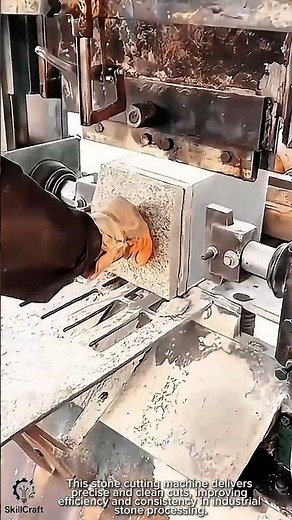 Stone Cutting Work Tool Using Precision Industrial Cutting Machine #worktool