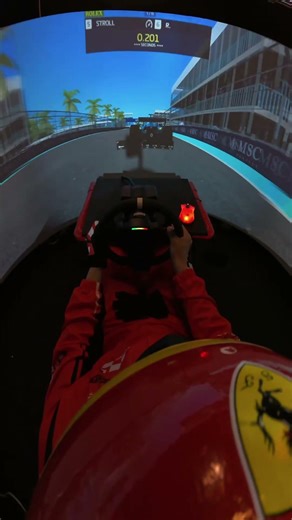 Not gonna lie...still a budget setup. This 270° screen feels like VR without the headset #simracing