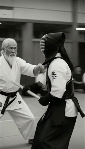 1960s Karate Master Punch Reveals Hidden Beauty (Mask Flies Off)