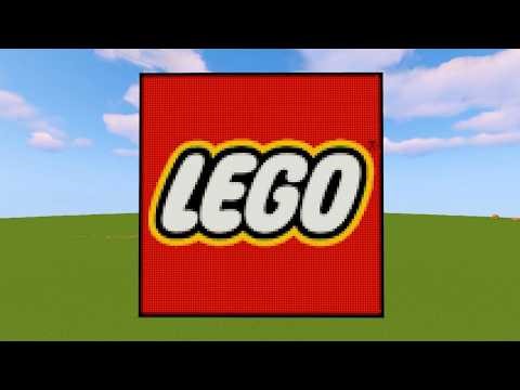 Lego Logo Minecraft Pixel Art Build