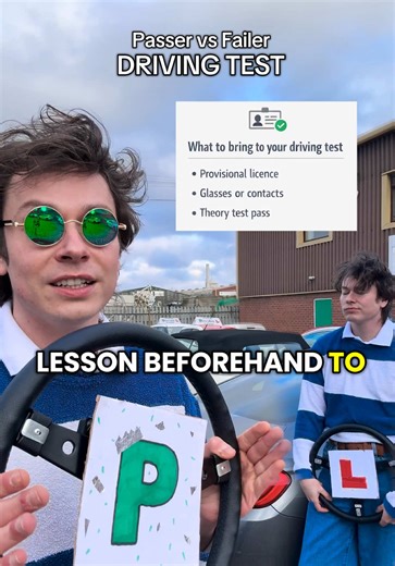 What to do the day of your DRIVING TEST! 🚗 #learntodrive #passervsfailer #passngo #drivingtest #banana