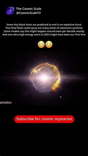 Black Holes Might Explode Every Decade 😳
