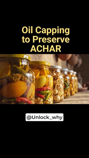 Oil Capping Science: How an Oil Layer Blocks Oxygen for Preservation #OilCapping #FoodPreservation