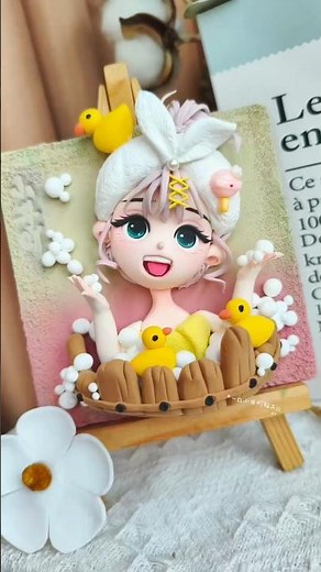 Relaxing Handmade Clay Doll Process 🌼