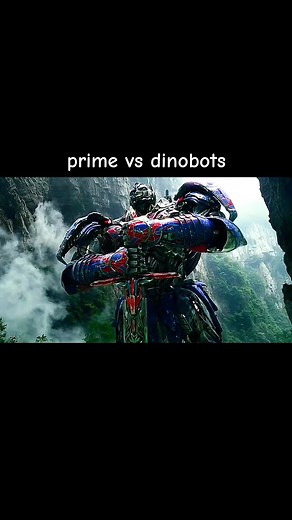Optimus Prime vs Dinobots in Transformers Age Of Extinction