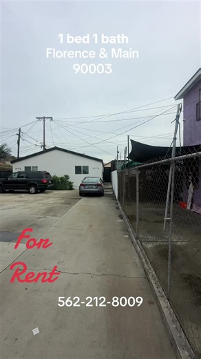 1 bed 1 bath Knly 4 units on the lot. 1 parking space. Accepting cash and section 8 city voucher holders cal 562-212-8009
