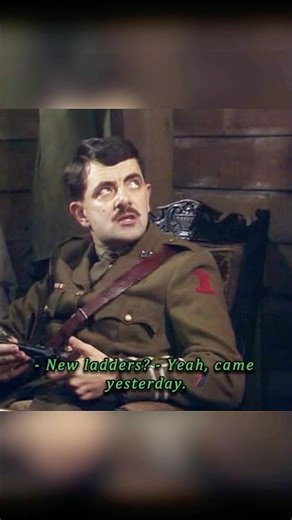 The sight of a revolver immediately puts Blackadder on edge. 🔫🧐#peliculas #cine #movie #shorts