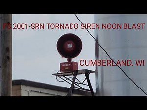 FS 2001-SRN Tornado Siren Noon Blast, Cumberland, WI