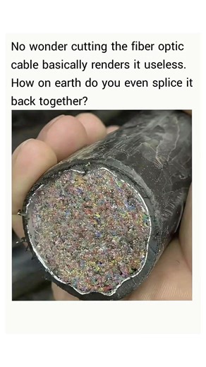 No wonder cutting the fiber optic cable basically renders it useless.