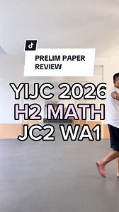 Why does it feel like YIJC cuts every question off at part (II) 🥲 #jctok #alevel #funniesttutoralive #prelimpaperreview #whyyi