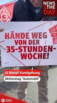 IG Metall Kundgebung: Aktionstag „Automobil“