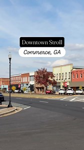 78K views · 787 reactions | ✨Strolling through Downtown Commerce, Georgia, where small-town charm meets great food, boutique shopping, and a sweet park that’s a perfect place for kids to let out some energy. A true Jackson County gem! ️ #CommerceGA #JacksonCounty #DowntownCommerce #GeorgiaTowns #ExploreGeorgia #ShopLocal #EatLocal #MountainsAndMain #NorthGeorgiaLife #GeorgiaTravel | Mountains and Main | Facebook
