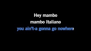 Karaoke Mambo Italiano - Patrizio Buanne - CDG, MP4, KFN - Karaoke Version