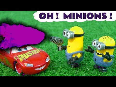 Funny Minions Games With Cars 3 Lightning McQueen