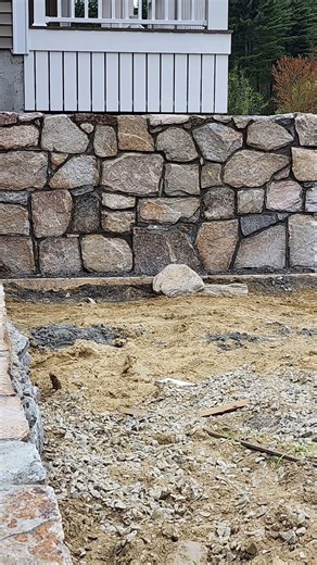 Massive Stone Retaining Wall Build 🪨 | SKYINCH Capital