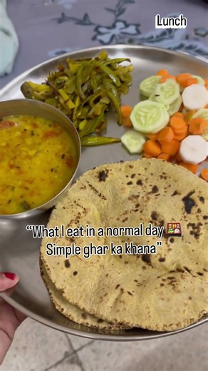 What I eat in a normal day 🍱Simple ghar ka khana #foodvlog #indianfood #shorts #foodie