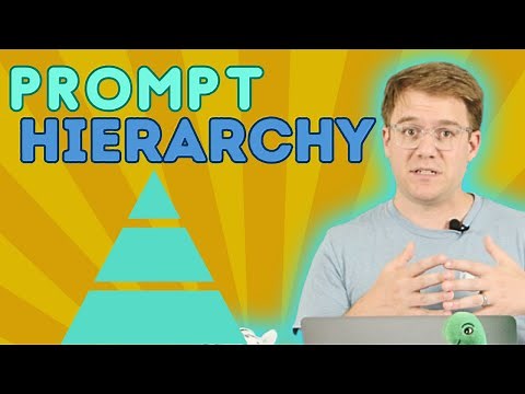 How To Use Prompt Hierarchy To Teach a Child With Autism