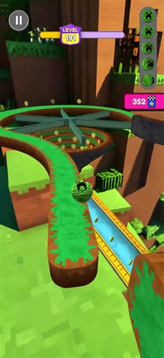 Ola Playing Relaxing Ball Gameplay in Going Balls Level 191