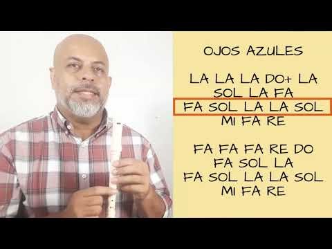 OJOS AZULES EN LAUTA DULCE, TUTORIAL.