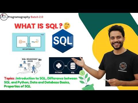 SQL Full Introduction for Beginners 🔥 | What is Data? | Python vs SQL Explained Simply