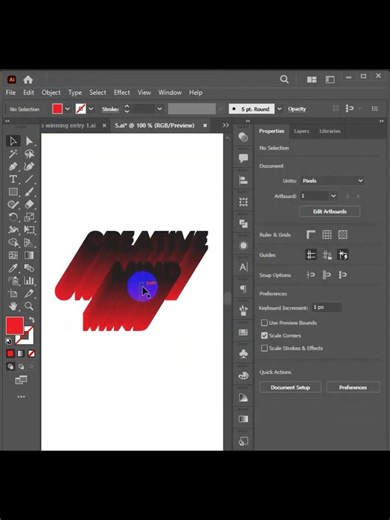 3D shadow text effect in illustrator, Illustrator tips & tricks #3dtext #shadowtext #texteffect