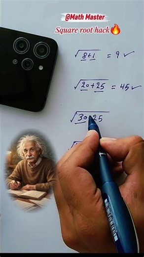 Square root hack🔥 #learnmath #mathfun #math #mathshorts #mathhack