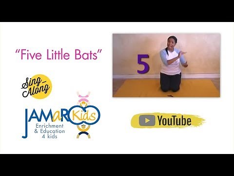 Five Little Bats - JAMaROO Kids (Children’s Song)