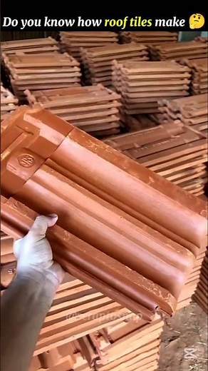 How Roof Tiles Are Made 🏠 | Complete Factory Manufacturing Process