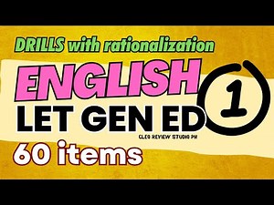 GENERAL EDUCATION ENGLISH LET REVIEWER | LET | PART 1