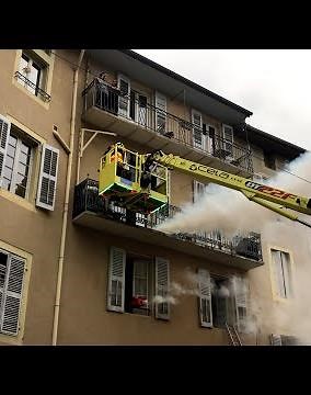 Un exercice incendie grandeur nature