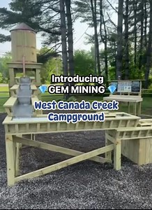 22K views · 135 reactions |  NEW at West Canada Creek Campground! Get the kids off the screens and into the sluice! Our brand-new Gem Mining station is opening Sunday June 15 for treasure hunters of all ages! Grab a bag at the campground store and let the adventure begin. Who knows what sparkly surprises they'll uncover? ✨Demo by Jacob Drennan DanDan Drennen ️ #WCCC #GemMining #CampgroundMemories | West Canada Creek Campground | Facebook