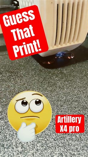 Guess that Tinkercad Print: Artillery X4 Pro Gradient Silk 🔥