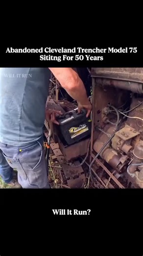 9.9K views | Abandoned Cleveland Trencher Model 75 #restoration #engine #repair #recovery #old #willitrun #rebuild | Abandoned World | Facebook