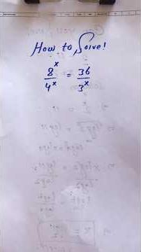 A Nice Olympiad Exponential Problem | Can You Solve This? #maths #algebra #matholympiad #khanx