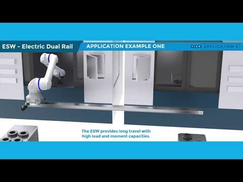 Series ESW Dual Rail Heavy Duty Electric Linear Actuator