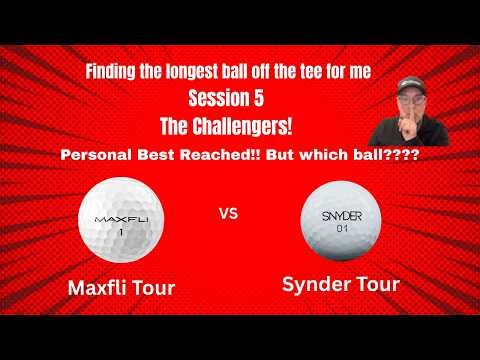 Maxfli Tour vs Snyder Tour | Which Ball Goes Further? Personal best reached!