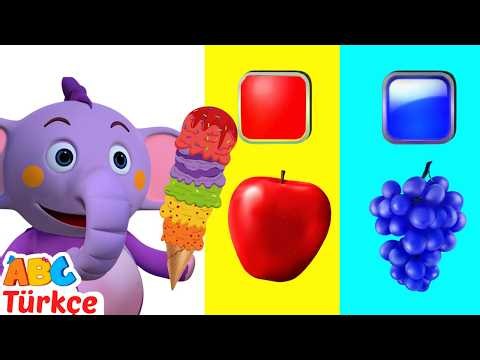 Kent ile Renkleri ve Meyveleri Öğrenin | Çocuklar İçin Eğitici Videolar | ABC Turkish