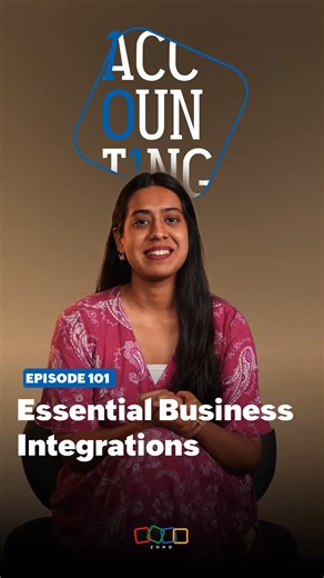 Accounting gets messy when systems don’t talk. The solution? An integrated platform that keeps your numbers accurate and your teams moving faster. Watch this video to learn how integrated accounting software can streamline operations, empower teams, and fuel growth. For more videos: https://zoho.to/sm101 #Accounting101 #Accounting #BusinessGrowth #Finance #ZohoBooks #Integrations #Zoho | Zoho Books