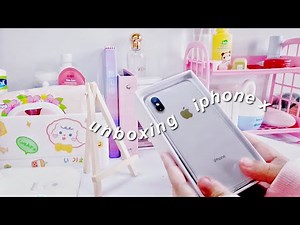 unboxing iphone x  ☁️ 256GB ✨ silver + airpods pro & baseus (android to iphone) // kym