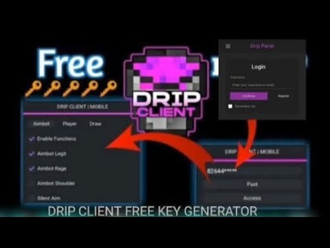 NEW DRIP CLIENT FREE KEY GENERATOR 🔑. FREE FREEE ALL PHONE WORKING#dripclient #cyborg