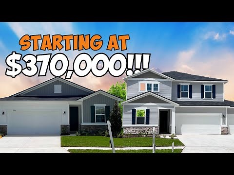 Inside 2 Affordable New Construction Homes selling for $370,000+ | Jacksonville FL | New Home Tour