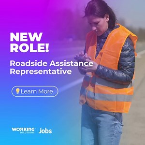 We're hiring! Working Solutions is looking for independent contractors to work as 六‍Remote Roadside Assistance ️Representative. Make your own schedule with options Monday through Friday from 7am to 7pm CST. Interested in joining our crew? Click here to learn more and applyhttps://bit.ly/4hsdike | Working Solutions | Facebook