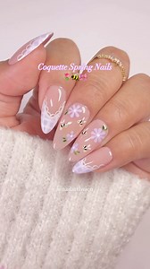 Coquette spring nails 🌷💅🏽🐝🎀💜 Using the new Coquette collection from DND Gel. Save for nail inspo, follow for more tutorials 🫶🏼 Using @dndgel (code: JEN25) •878 Picnic for 2 •102 Off the grid •093 Standout •082 Sunny delight •289 Crocodile tales •Top Gel 600 •Nail Art liner brush 07 •Dotting Tools set #springnails #springnails2025 #coquettenails #demurenails #classynails #coquette #nails #nailinspo #nailvideos #nailtrends #dndgelpolish #dndgel #cutenails #girlynails #cleangirlnails #uñas 