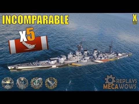 Incomparable 5 Kills & 215k Damage | World of Warships Gameplay