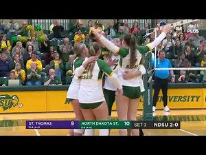 St Thomas vs NDSU Volleyball Highlights - October 24, 2024