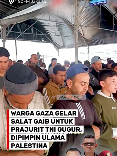 Warga Palestina menggelar salat gaib untuk tiga prajurit TNI yang gugur saat bertugas dalam misi perdamaian UNIFIL di Lebanon sebagai bentuk duka dan solidaritas terhadap Indonesia di wilayah Jabalia, Gaza utara, Palestina, dan dipimpin oleh ulama setempat, Syeikh Mannun pada Minggu, 5 April 2026,. Dalam pernyataannya usai memimpin salat, Syeikh Mannun menyampaikan belasungkawa kepada keluarga korban dan rakyat Indonesia. Ia mendoakan agar para prajurit yang gugur diterima sebagai syuhada serta 